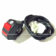 Boton ON-OFF Interruptor Moto - 22mm - 2 Pasos y 2 Cables