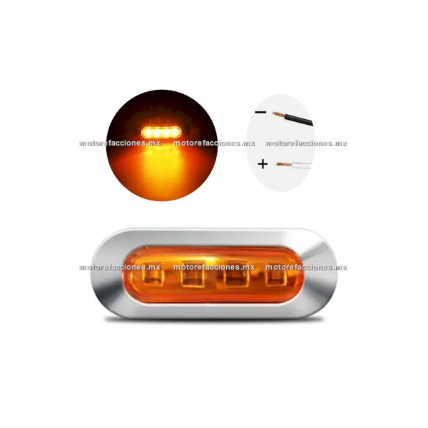 Luz Indicadora Lateral Ambar - Pza