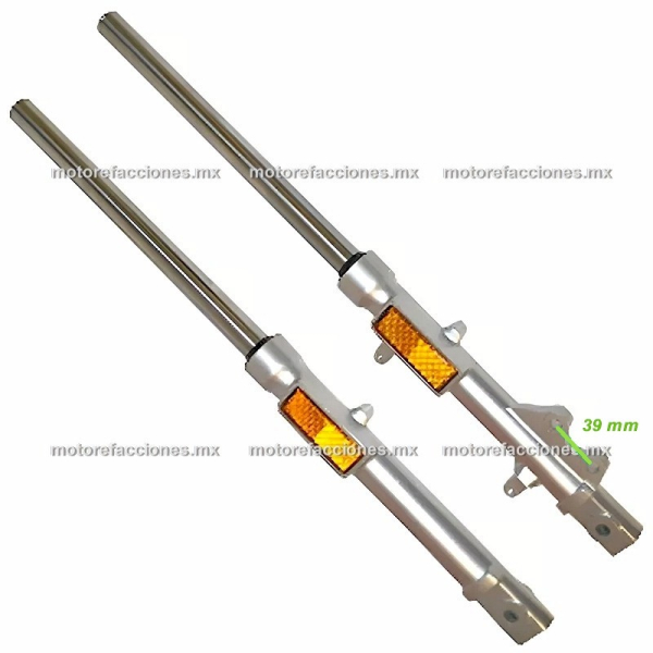 Barras de Suspension Yamaha YBR 125 R - Z - Gris - Freno de Disco - Par