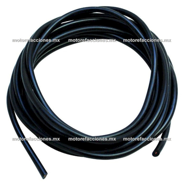 Cable p/ Bujia Automotriz 8 mm a Granel - Negro - Costo por Metro Lineal