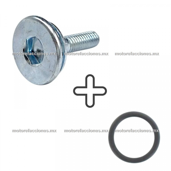 Tornillo Eje del Hueso Tensador c/ O Ring - Motonetas Italika - Vento - Dinamo - Carabela
