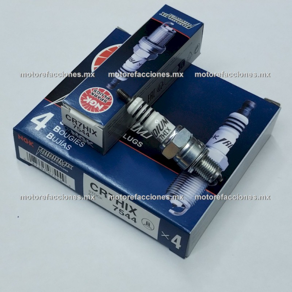 Caja de Bujias CR7HIX - NGK - Iridium - 7544 - 4 Pzas
