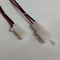 Arnes c/ Conector - 2 Cables - Hembra y Macho