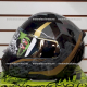 Casco HAX Integral Abatible AMATISTA Wind Dorado Brillante - Talla L