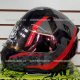 Casco HAX Integral Abatible AMATISTA Wind Rojo Brillante - Talla L