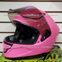 Casco HAX Integral ONIX Cerrado Rosa Mate - Talla M