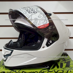 Casco HAX Integral ONIX Cerrado Blanco Aperlado - Talla 2XL