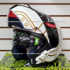 Casco HAX Integral Abatible AMATISTA Tonatiuh Blanco Brillante - Talla XL
