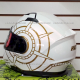 Casco HAX Integral Abatible AMATISTA Tonatiuh Blanco Brillante - Talla XL
