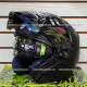 Casco HAX Abierto 3/4 EMERALD Negro Mate - Talla L
