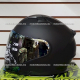 Casco HAX Abierto 3/4 EMERALD Negro Mate - Talla L