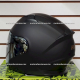 Casco HAX Abierto 3/4 EMERALD Negro Mate - Talla L