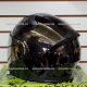 Casco HAX Abierto 3/4 EMERALD Negro Brillante y Destellos Dorados - Talla L