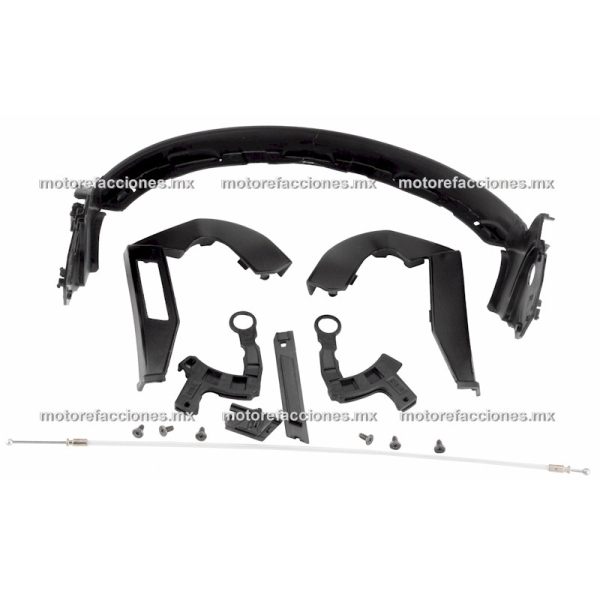 Mecanismo de Gafa Interna para Casco HAX linea AMATISTA Abatible