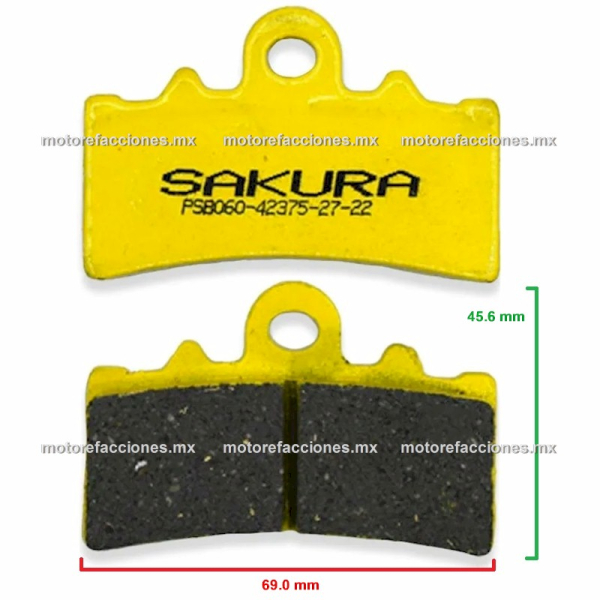 Balatas Disco Bajaj Dominar 250 - Dominar 400 - KTM Duke 125 - Duke 200 - Duke 390 - OSAKA