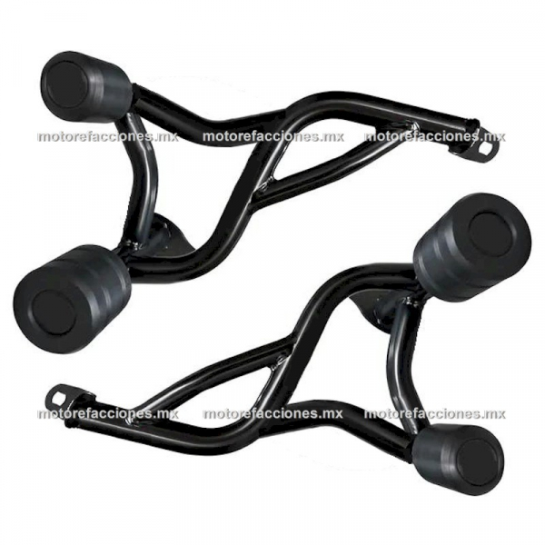 Defensa c/ Slider Bajaj Pulsar N250 - Negro Brillante