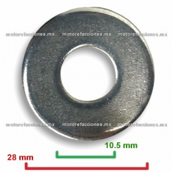 Rondana Plana M10.5x28x2