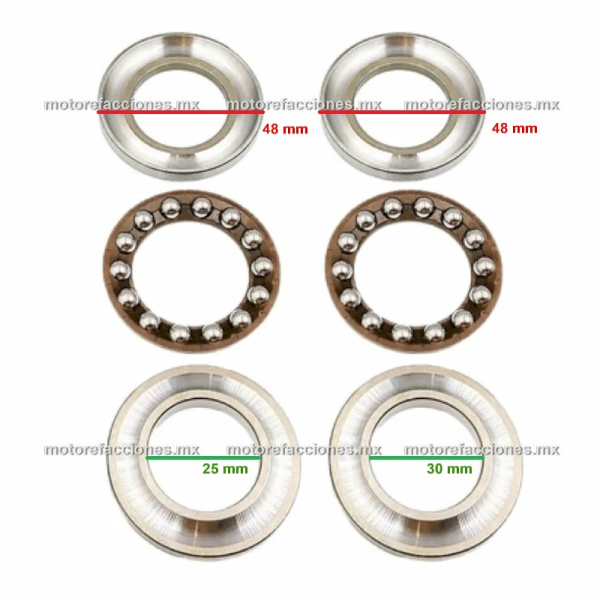 Tazas de Direccion Italika 250Z