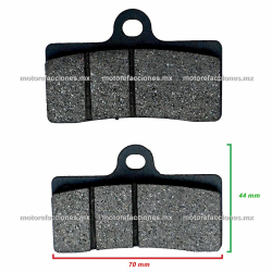 Balatas Disco CF MOTO NK250-SR - NK300-SR - 2500SR FUN - ALESSIA