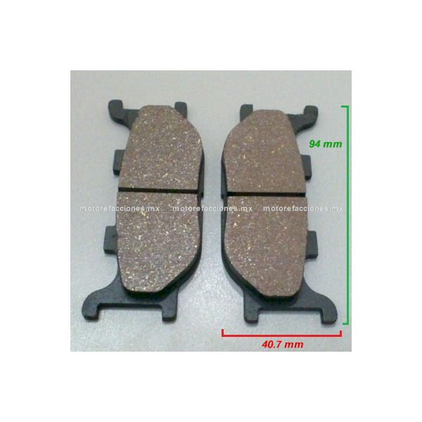 Balatas Disco CF MOTO NK250-SR - NK300-SR - Italika EX200 - RT200 - Vento Viking