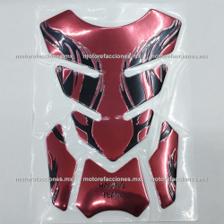 Protector de Tanque Universal - Negro / Rojo