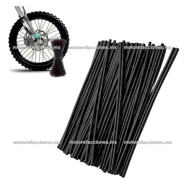 Jgo. Popotes para Moto - Negro - 72 Pzas