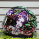 Casco HAX Integral OBSIDIAN Cerrado Geisha Rosa con Negro - Talla L
