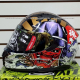 Casco HAX Integral OBSIDIAN Cerrado Samurai Negro con Amarillo - Talla L
