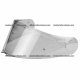 Visor Externo Humo para Casco HAX linea AMATISTA Abatible