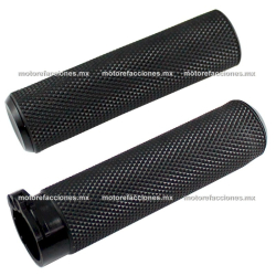 Puños de Goma Antiderrapantes 1"- Custom - Negro