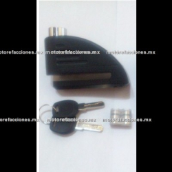 Candado p/ Disco Negro - Alarma 110 dB - A prueba de agua