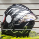 Casco HAX Integral ONIX Cerrado RPHA Negro con Plata - Talla L