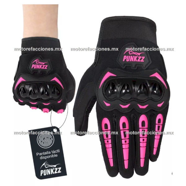 Guantes PUNK ZZ - Rosa - Talla L
