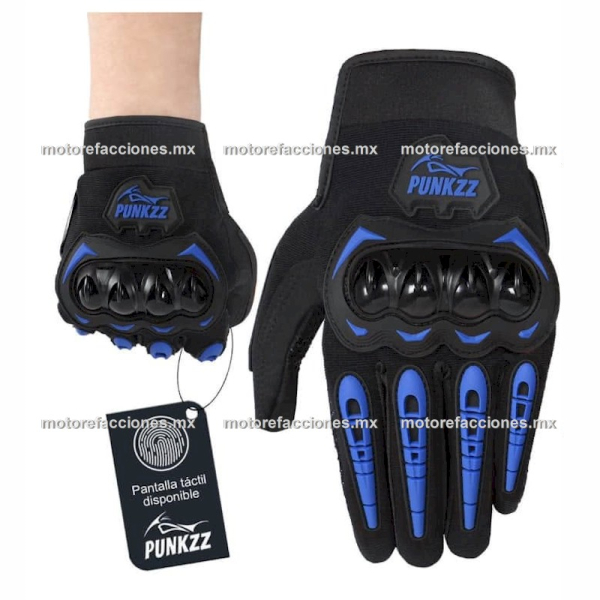 Guantes PUNK ZZ - Azul - Talla XXL