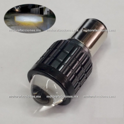 Foco Faro Bayoneta Proyector de LUPA Hiper-LED Blanco / Blanco - Sustituye al Foco Globo y al Foco Vela