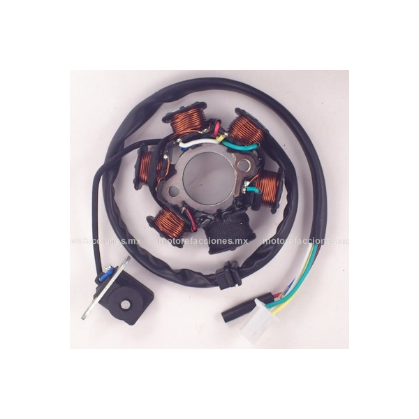 Estator 6 bobinas AC - Italika ATV 150 Sport - ATV 150 Sport c/ Reversa - Leike - Tank - Jinjian