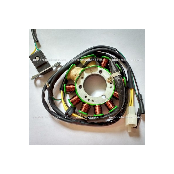 Estator 11 bobinas AC - Dinamo - Toromex - Zanetti - Honda - 250cc - Motor en Linea