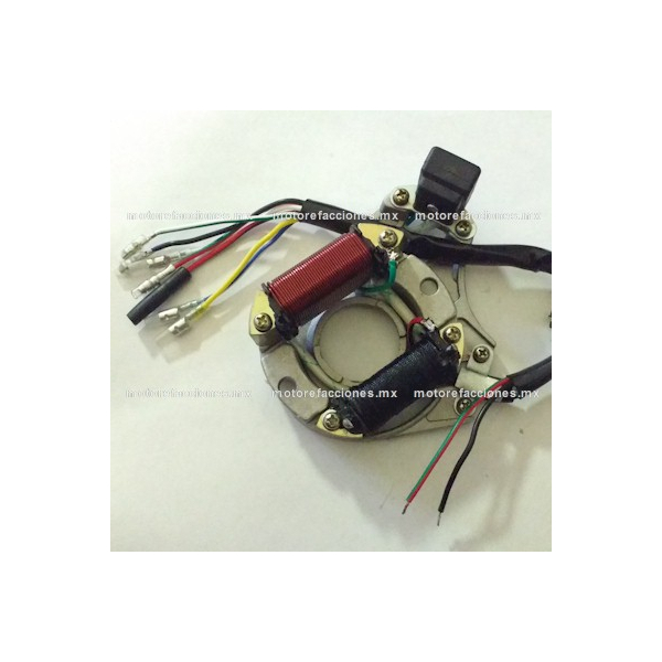 Estator 2 bobinas Italika AR110 - AT110 - AT110 Sport - AX110 - AT110 Negra