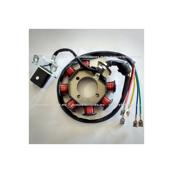 Estator 8 bobinas AC FT125 - FT150 - DM150 - DM200 - DT150 - 150Z - RC150 - Vento Storm 300