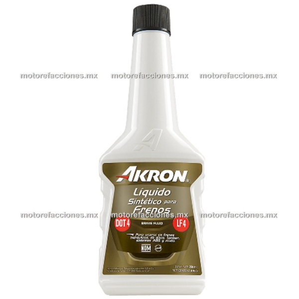 Liquido para Frenos Akron DOT4 SINTETICO - Frenos de Disco para Moto - 250ml