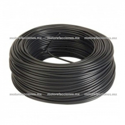 Cable Automotriz 16 AWG a Granel p/ Conexiones Electricas - Calibre 16 - Negro - Costo por Metro
