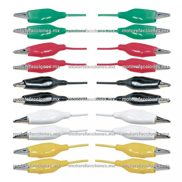 Par de Caimanes para Conexiones Electricas - Colores a Granel