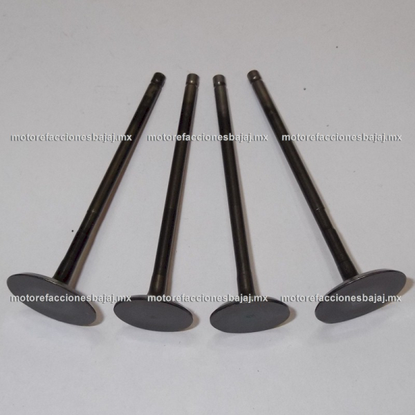 Valvulas Bajaj Pulsar NS200 - RS200 - AS200 - ORIGINALES - 4 Pzas