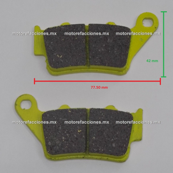 Balatas Bajaj Pulsar NS200 Traseras - BWS125 FI - BMW F650 GS - KTM Duke 125 - 200 - Yamaha XTZ660 - OSAKA